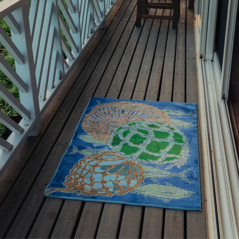 Tapis 3'9" x 2'6" - Flotteurs de pêche