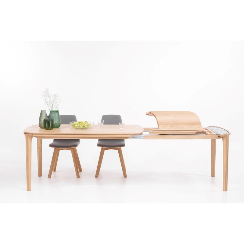 Table de salle à manger extensible en chêne massif IKONA | VESKOR