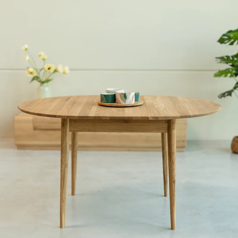 Table de salle à manger à rallonges en chêne MALMO | NordicStory