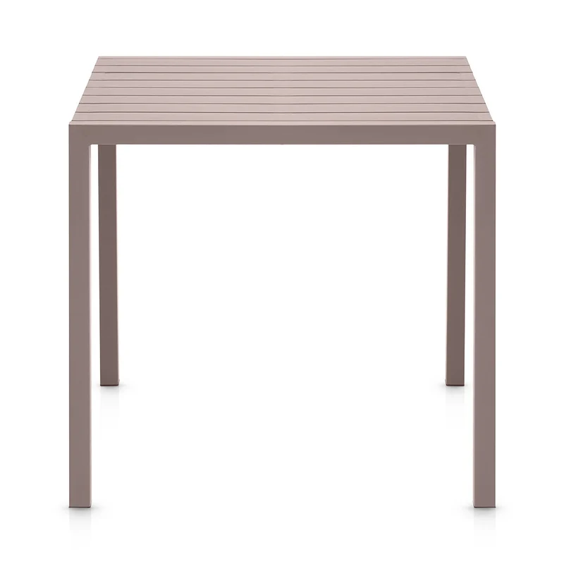 Table de Jardin Carrée Résine - Pico Taupe