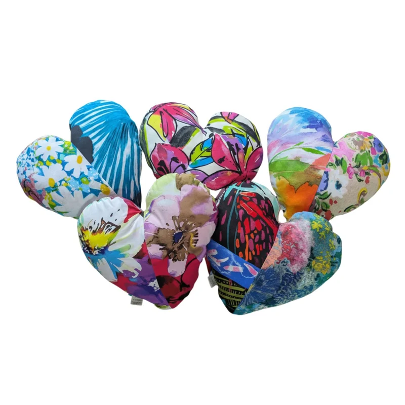 Coussin en forme de cœur - Assortiment