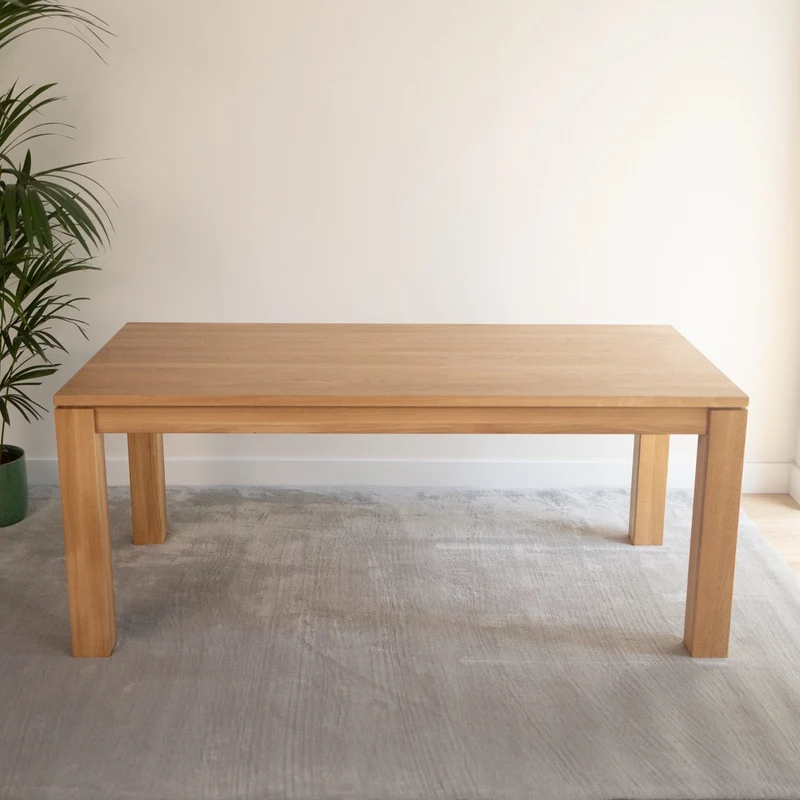 Table de salle à manger fixe en chêne massif LUX 2020 | VESKOR