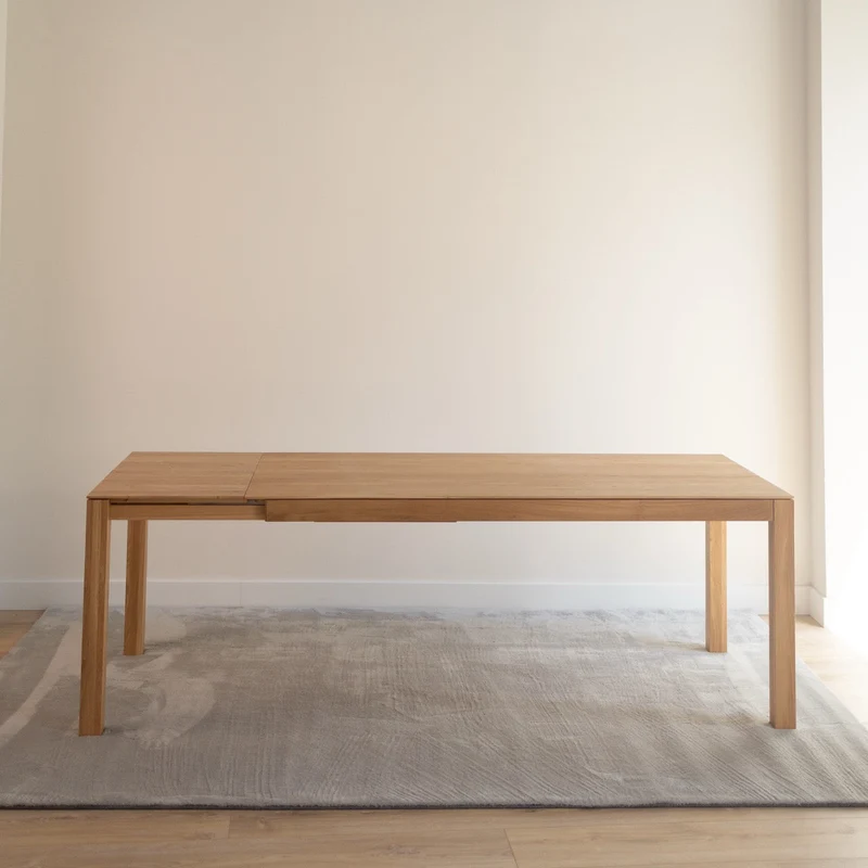 Table de salle à manger extensible en chêne massif VERDI | VESKOR