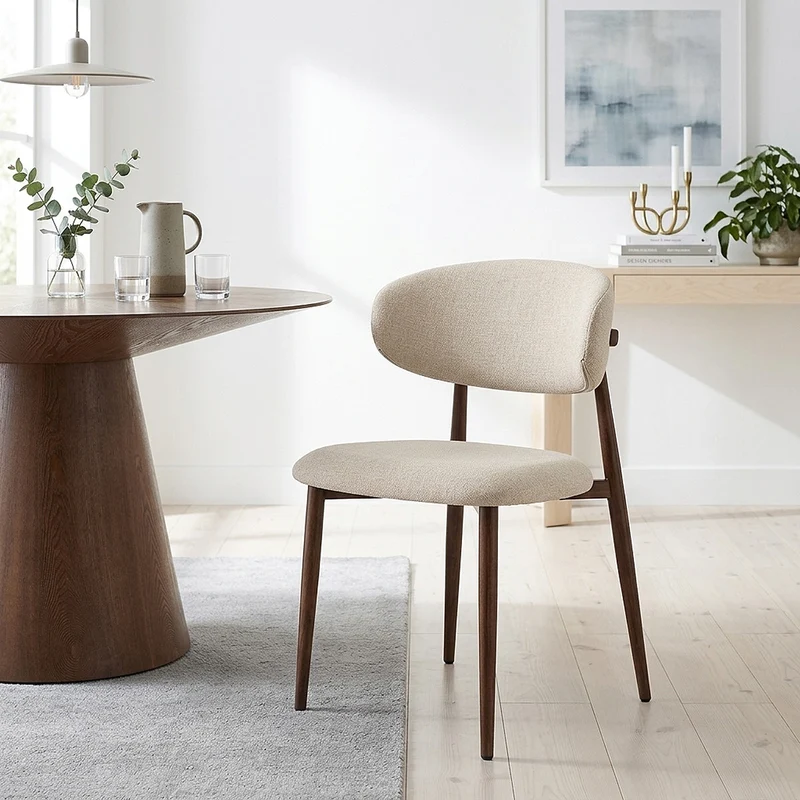 Chaise Tissu - Harrow Crème