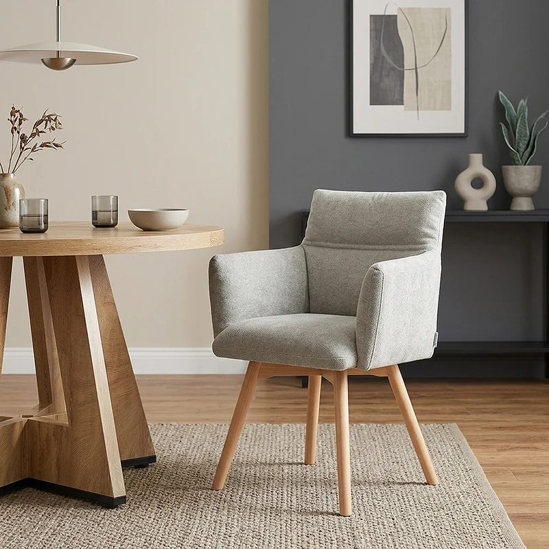 Chaise Tissu - Mica Gris
