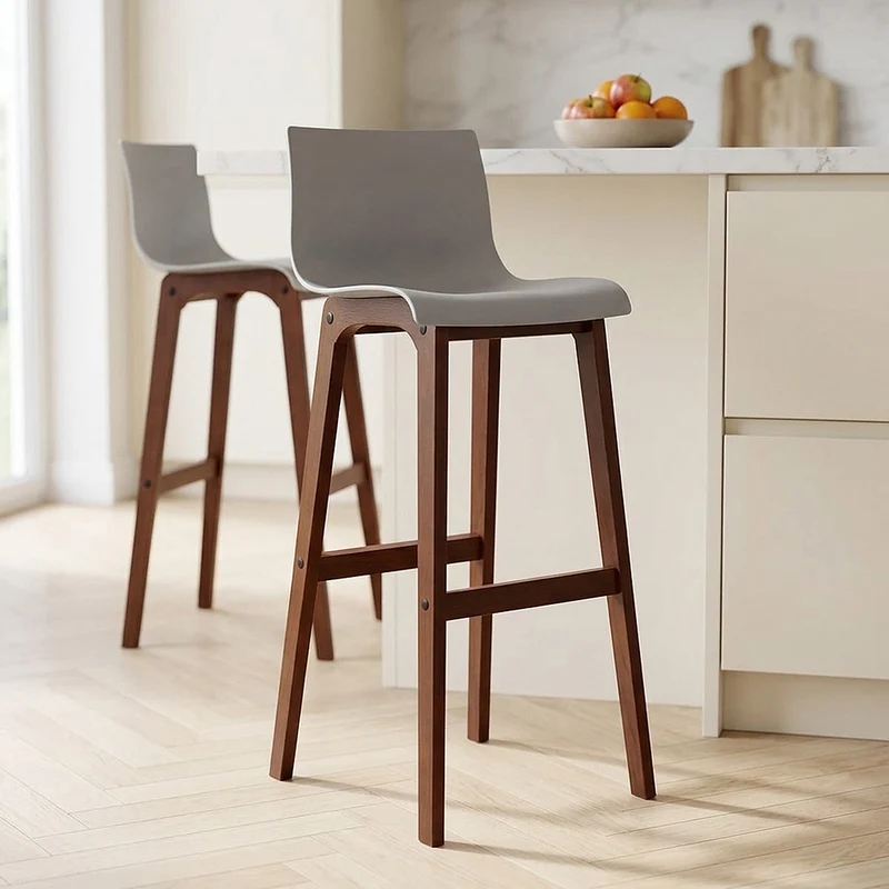 Tabouret de Bar Resine - Drift Gris