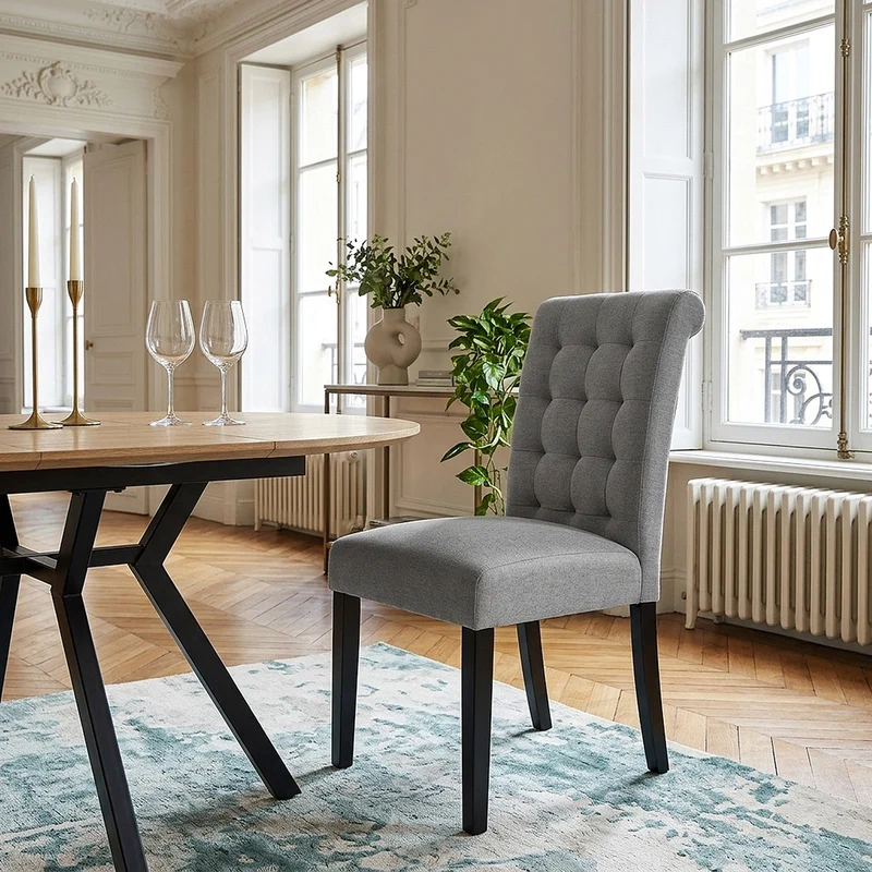 Chaise Tissu - Thornton Gris