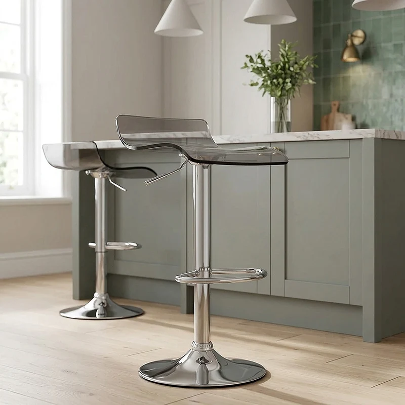 Tabouret Plastique - Shimmer Gris