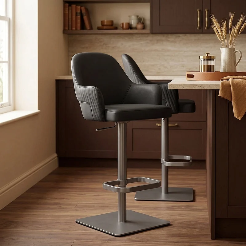 Tabouret Graphite - Antonia Noir