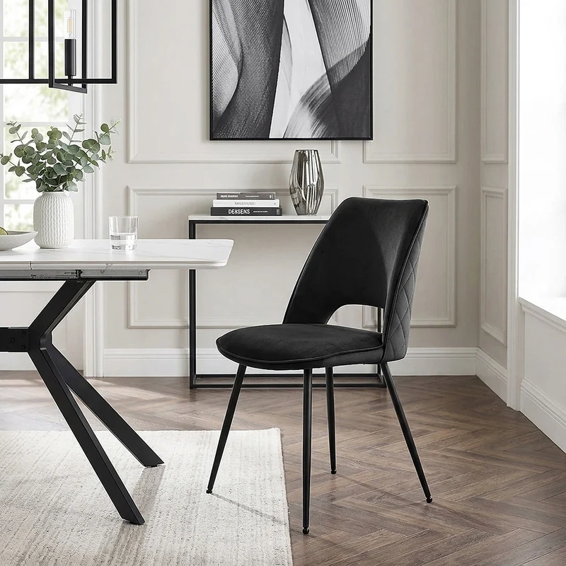 Chaise Velluto - Viola Noir