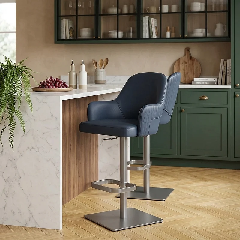 Tabouret Graphite - Antonia Bleu