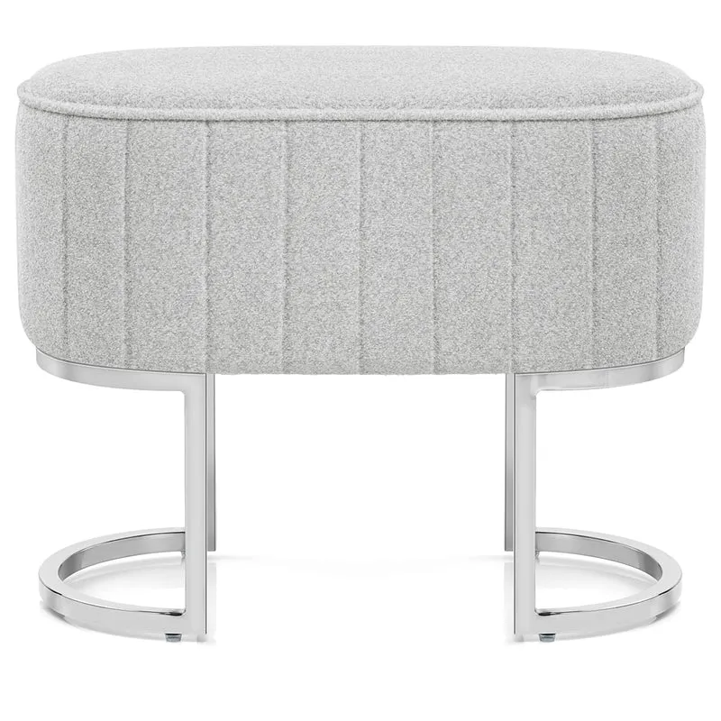 Tabouret Tissu - Duet Gris