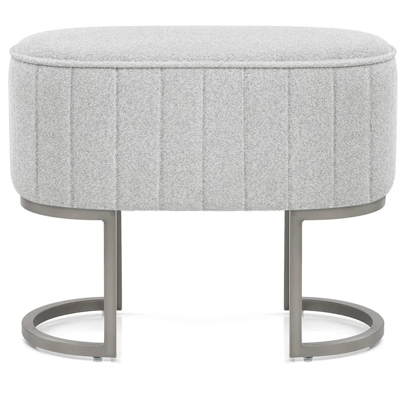 Tabouret Graphite Tissu - Duet Gris