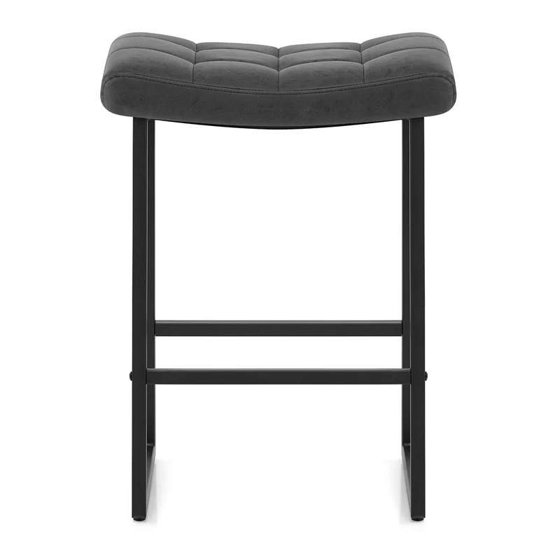 Tabouret Faux Cuir - Jago Noir