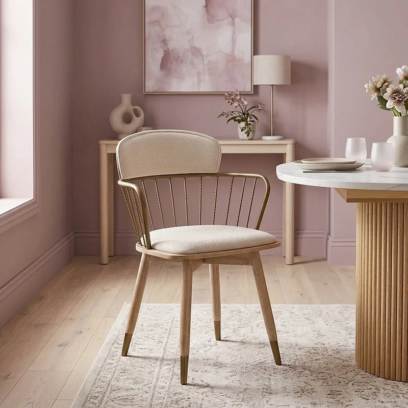 Chaise Tissu - Opera Crème