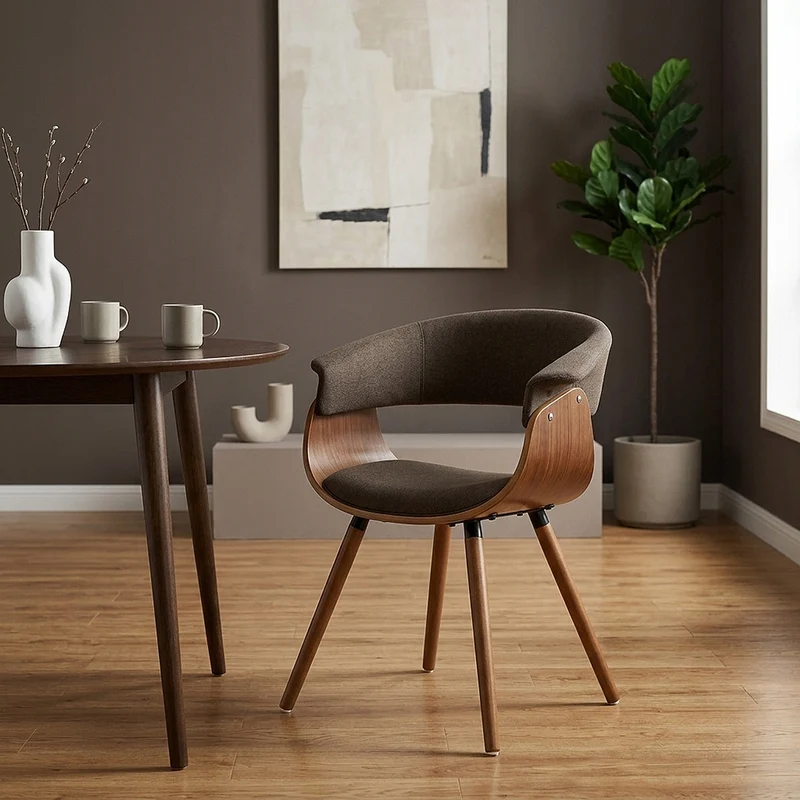 Chaise Bois - Grafton Marron
