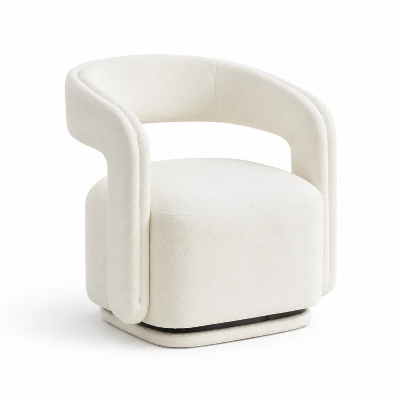 Vetra – Fauteuil Pivotant 360° en Chenille