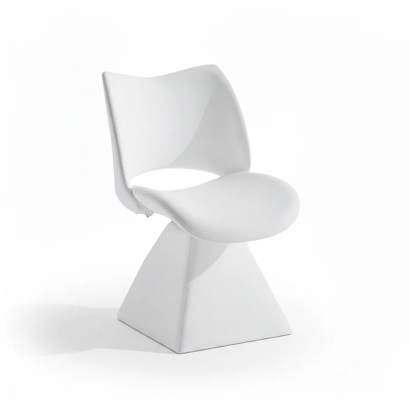 Vetra – Chaise Modern Pivotante en Similicuir Sculptural