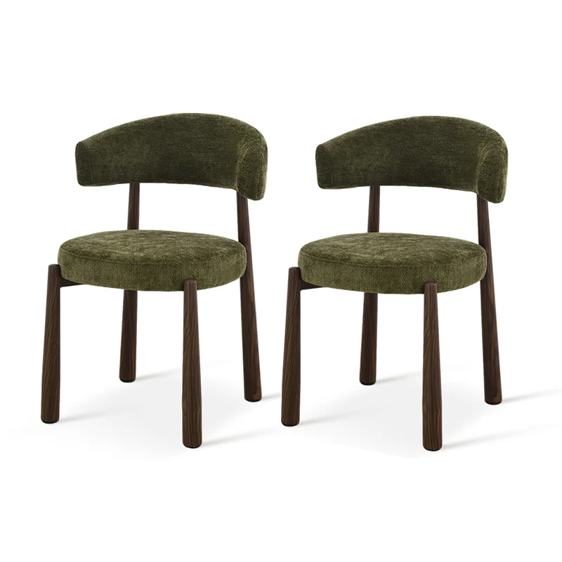 Chaise de salle à manger Lexine [Lot de 2] [Chenille]