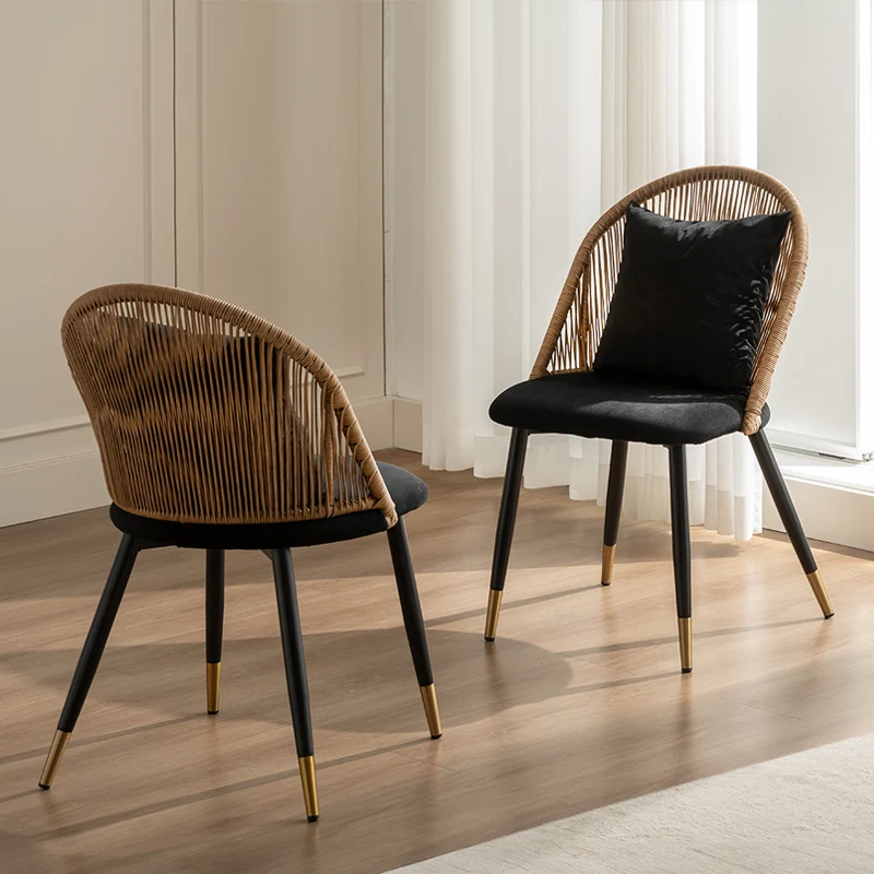 Chaise de Salle à Manger Brisa [Lot de 2] [Velours]