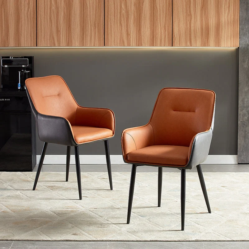 Fauteuil salle à manger Solis [Lot de 2] [Simili cuir]