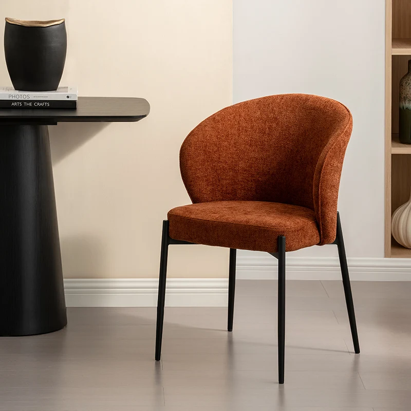 Fauteuil salle à manger Bard [Lot de 1] [Tissu effet lin]
