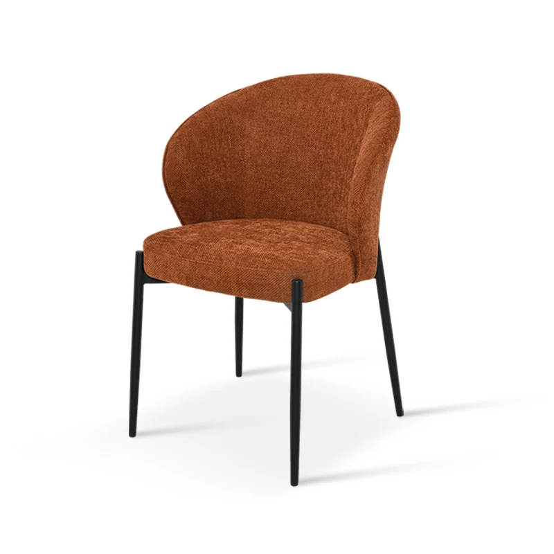 Fauteuil salle à manger Bard [Lot de 1] [Tissu effet lin]