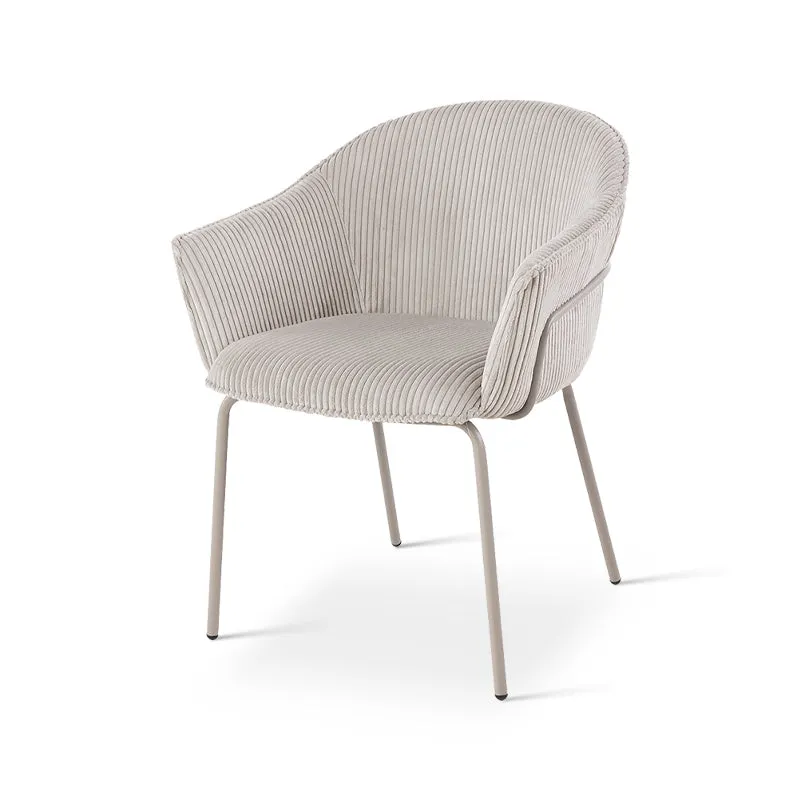 Fauteuil salle à manger Beatrix [Velours][Lot de 1]