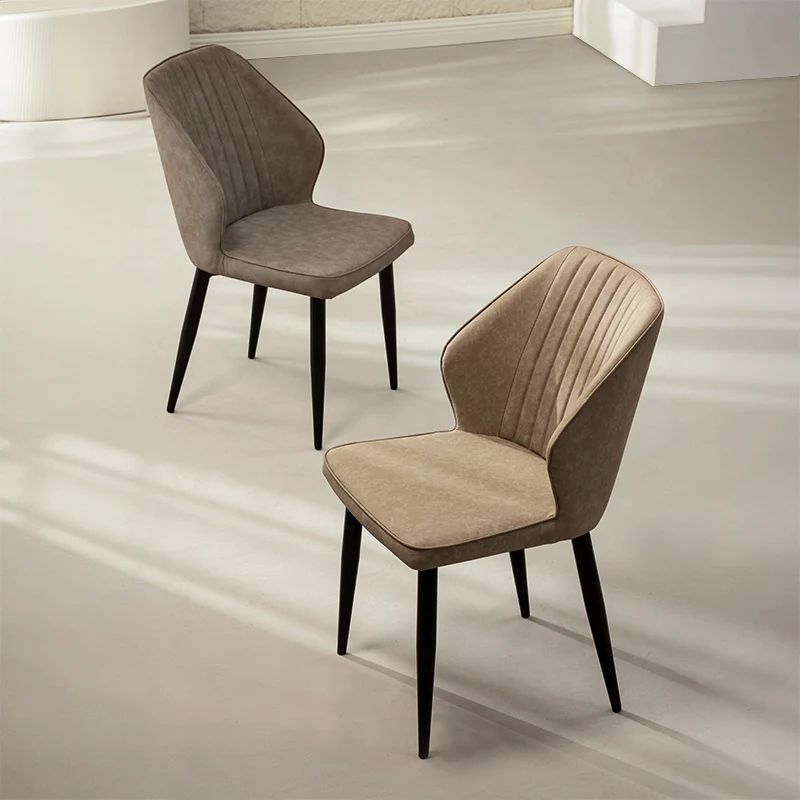Chaise de Salle à Manger Aleena [Lot de 2] [Simili cuir]