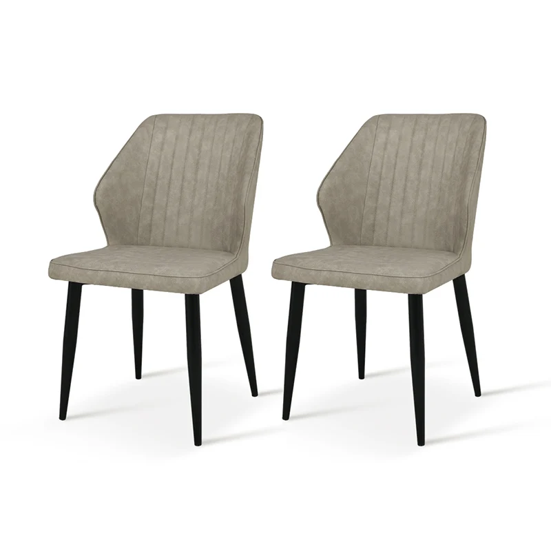 Chaise de Salle à Manger Aleena [Lot de 2] [Simili cuir]