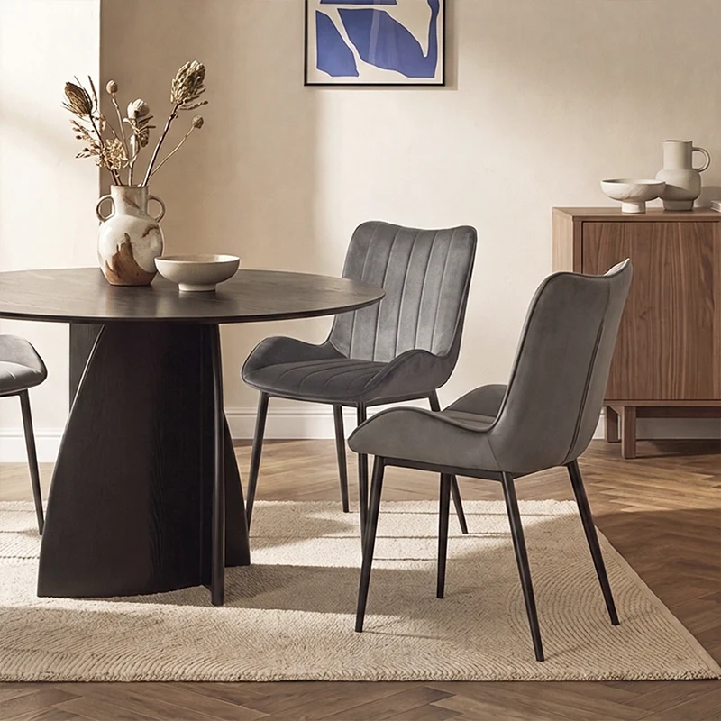 Chaise de Salle à Manger Edith [Lot de 2] [Velours]
