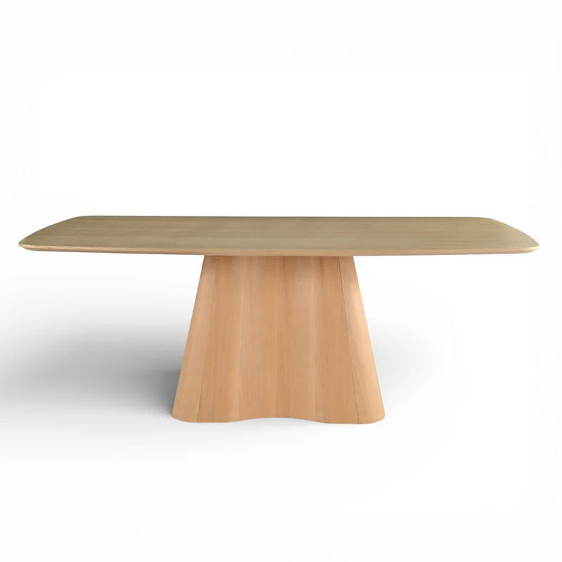 Table repas placage chêne 200 cm