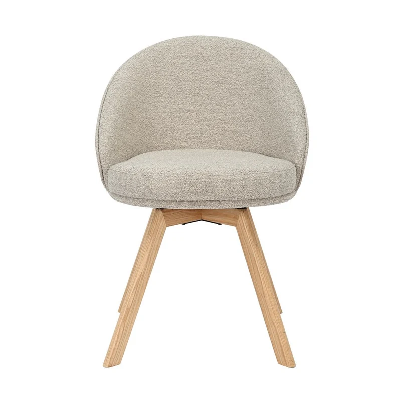 Chaise repas pivotante beige