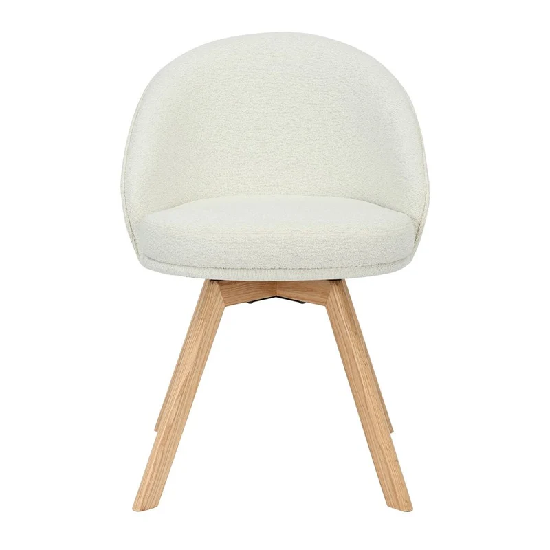 Chaise repas pivotante blanc