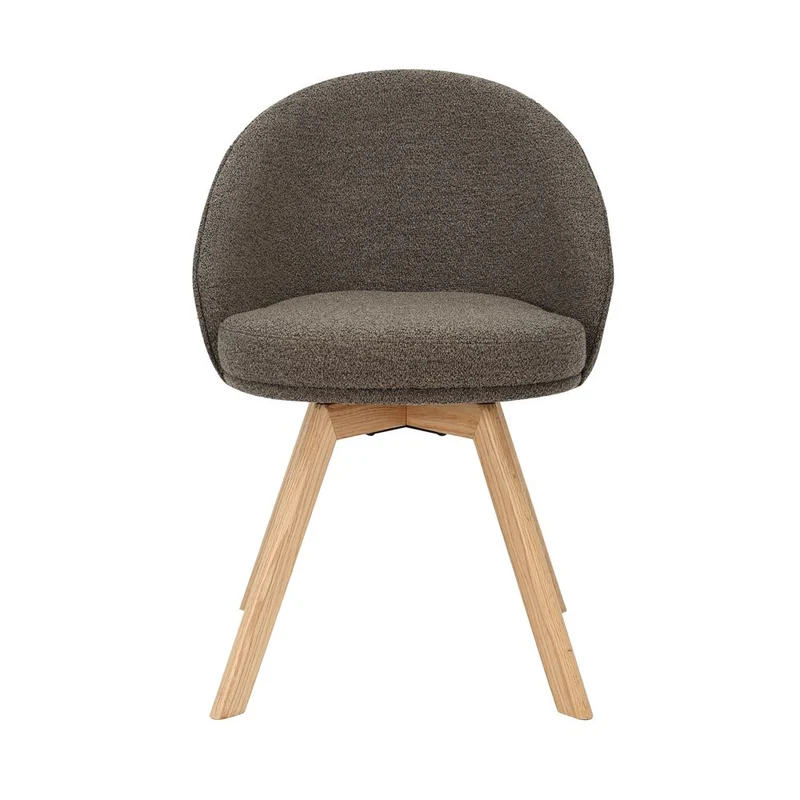 Chaise repas pivotante marron