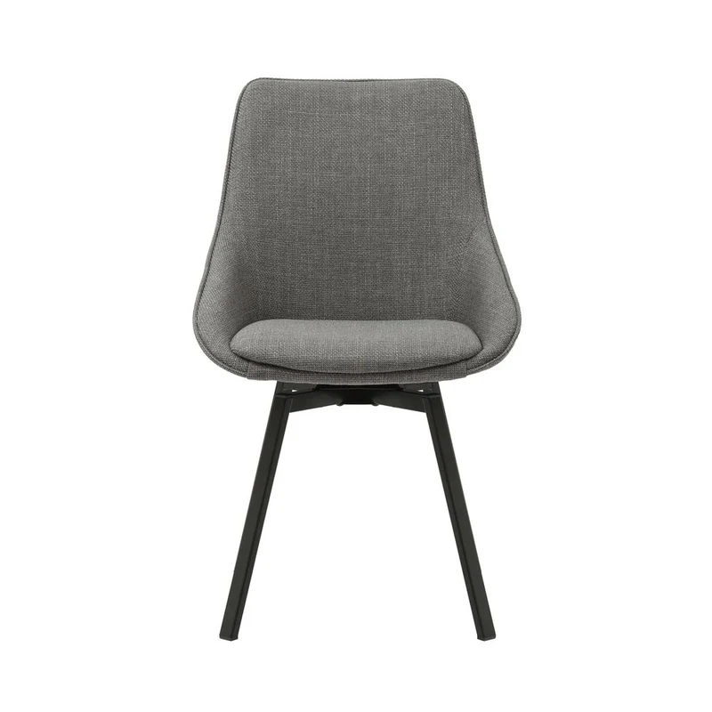 Chaise repas pivotante gris