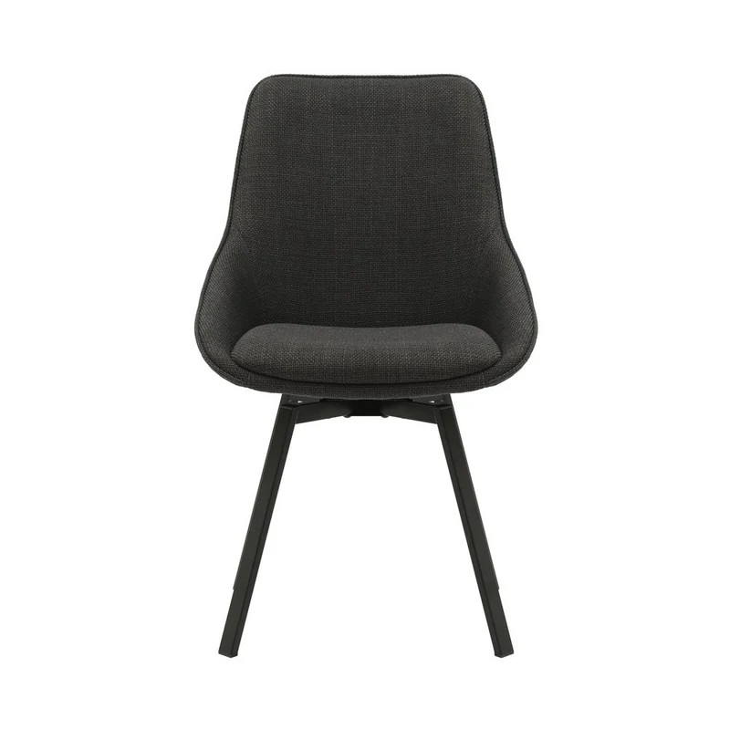 Chaise repas pivotante noir
