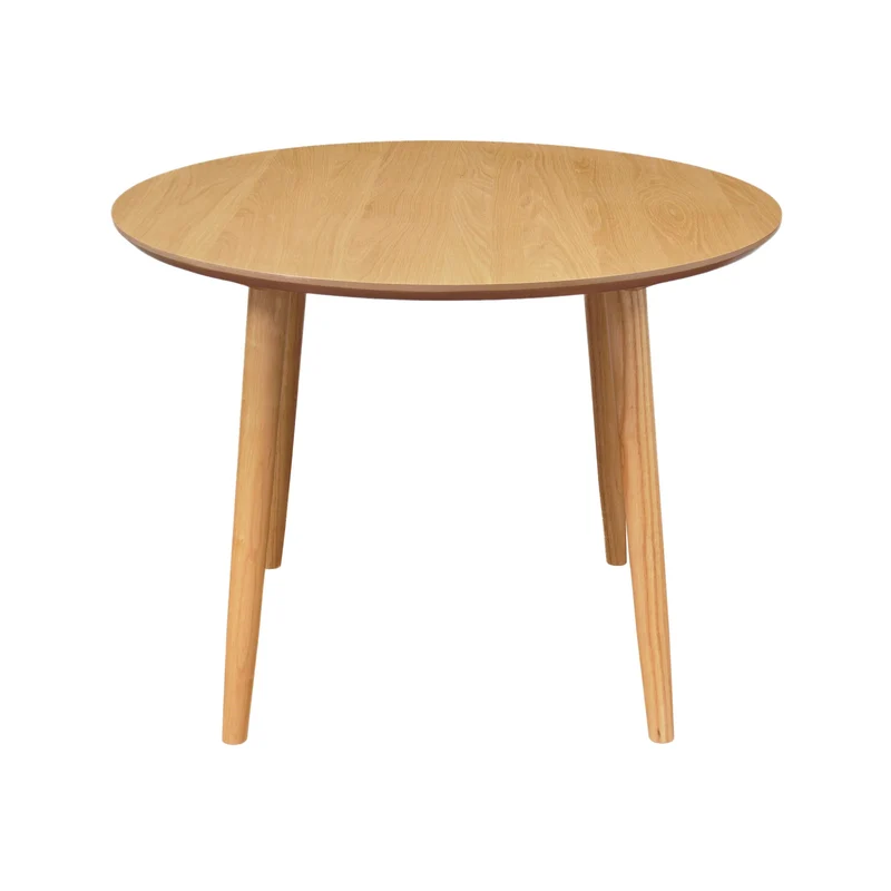Table repas D100 cm placage chêne