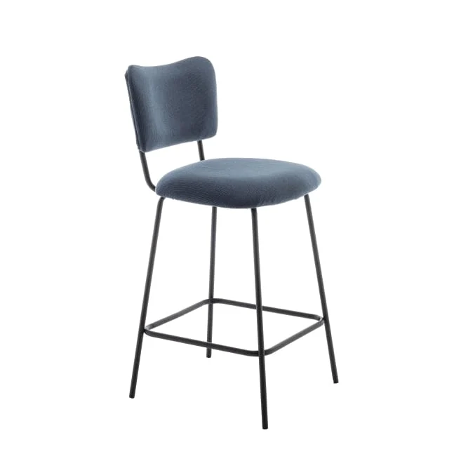 Tabouret Vander bleu