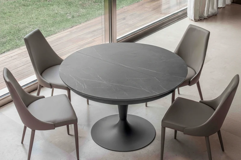 Table ronde extensible en céramique - Sun
