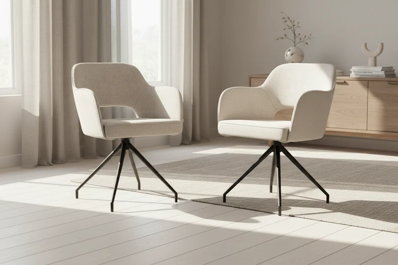 Lot de 2 chaises tournante - Chicago