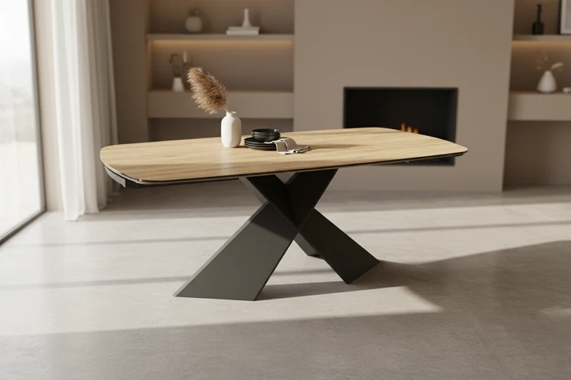 Table céramique bois extensible - Morid