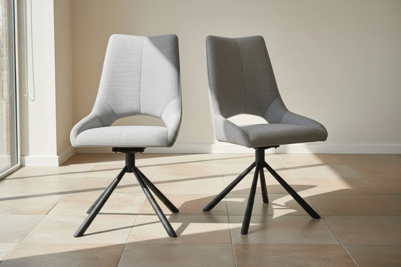 Lot de 2 chaises pivotantes - Gaston