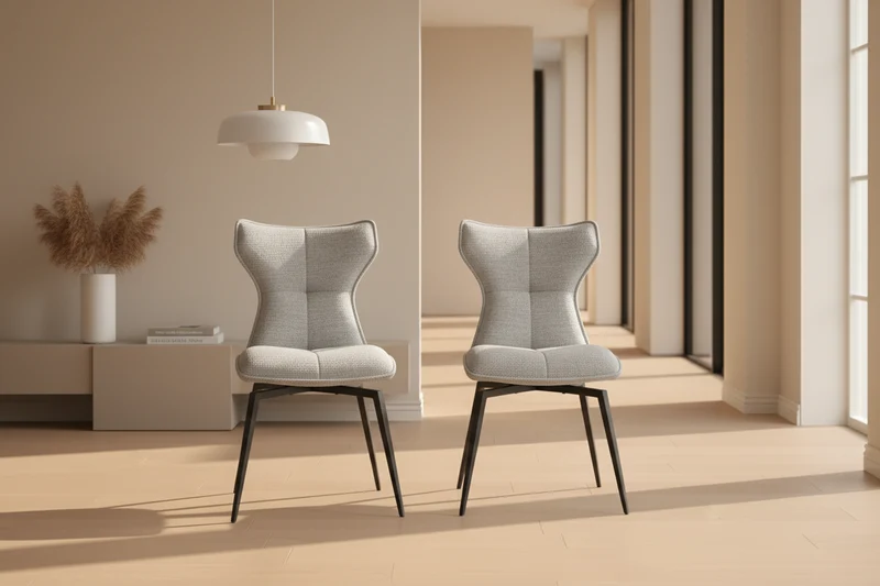 Lot de 2 chaises pivotante - Figaro