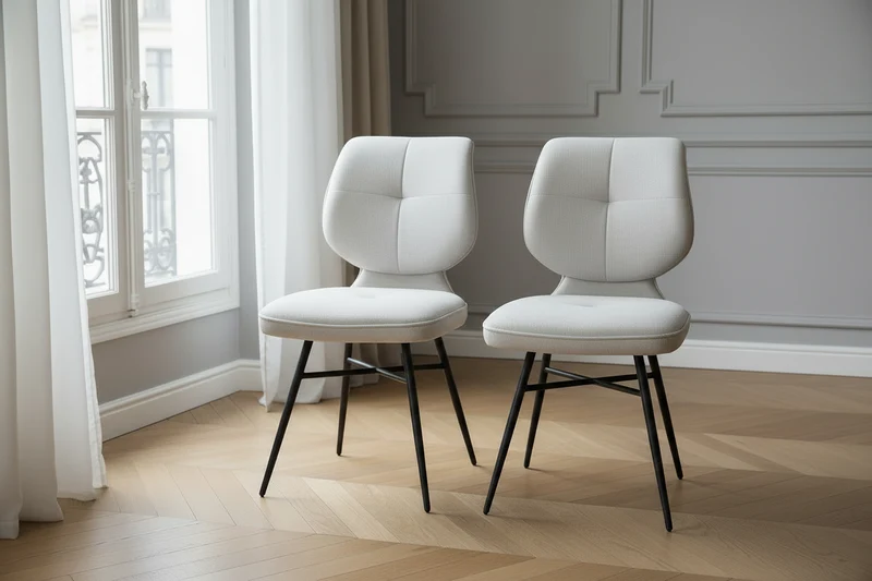 Lot de 2 chaises de salle à manger - Kraos