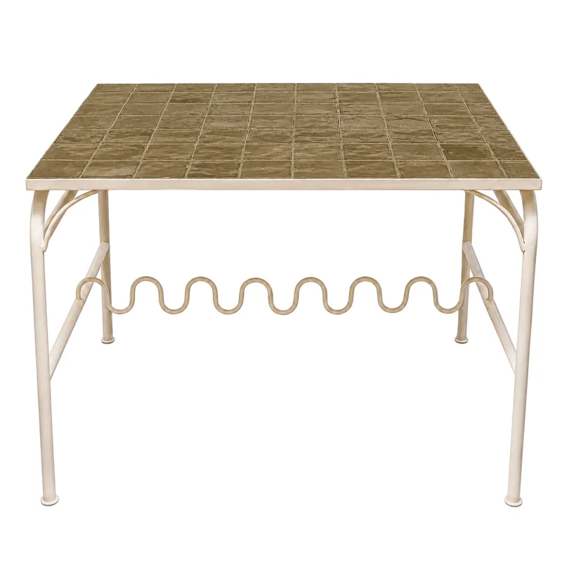 Table haute rectangle céramique Dolores