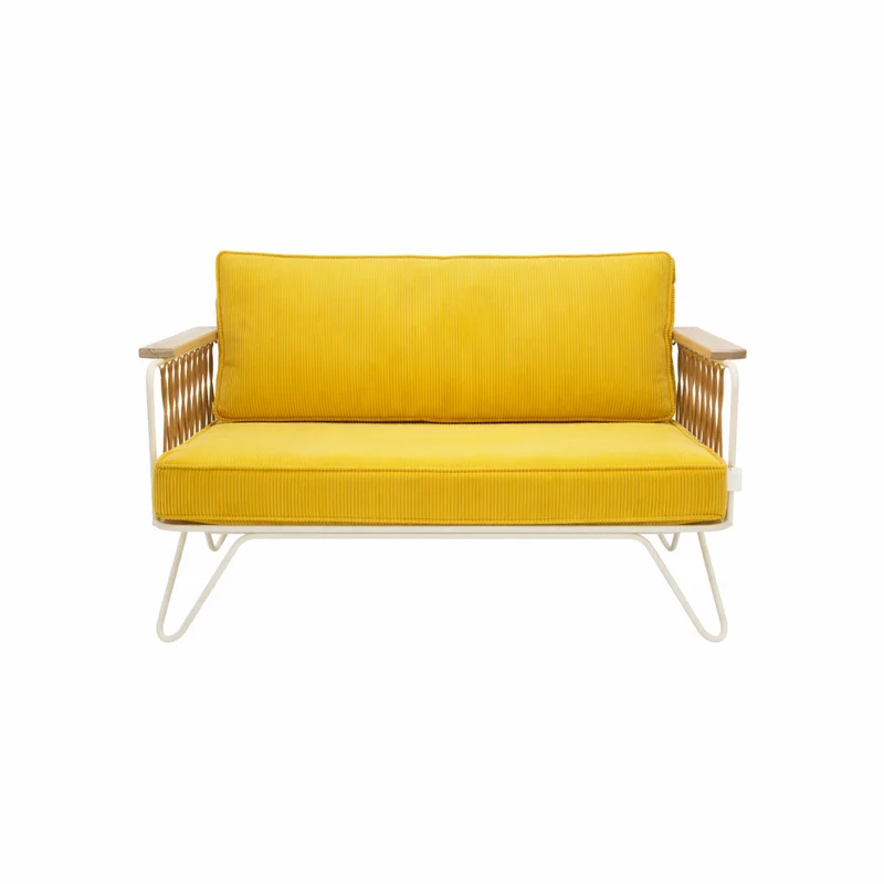 Banquette Croisette velours côtelé