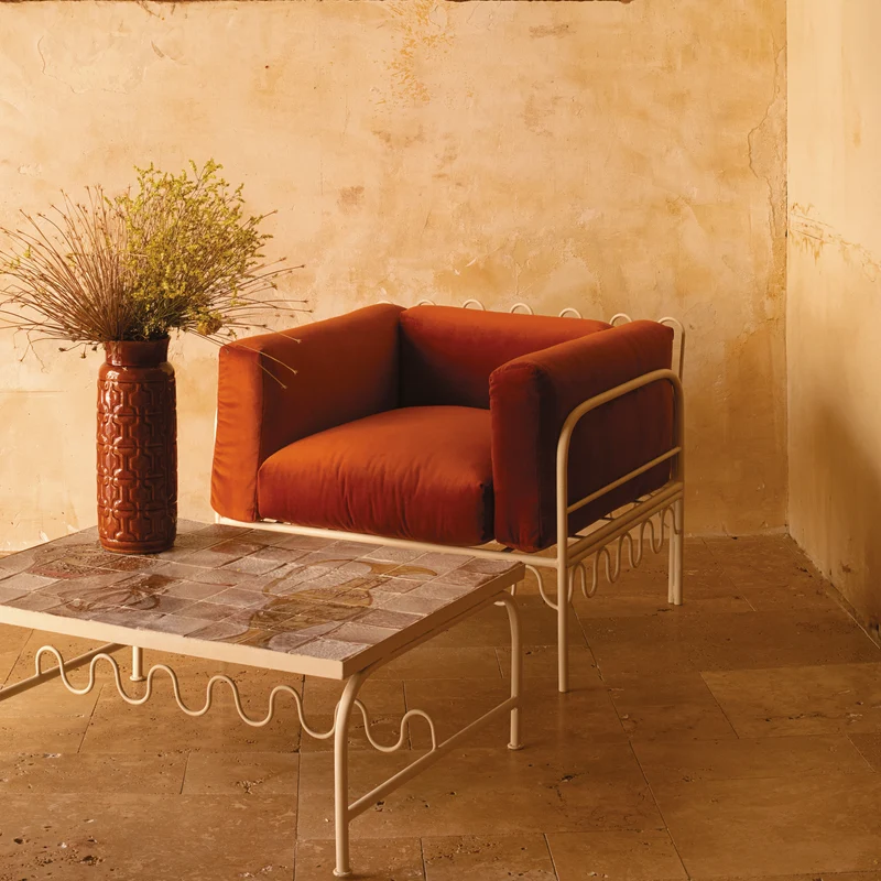 Fauteuil Dolores Velours