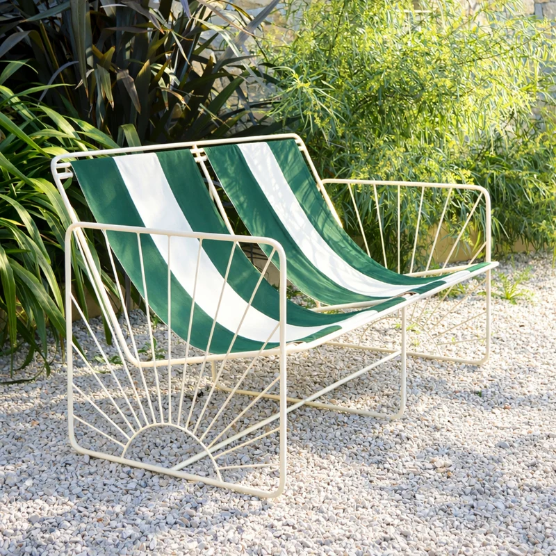 Banquette double 3 rayures Eldorado