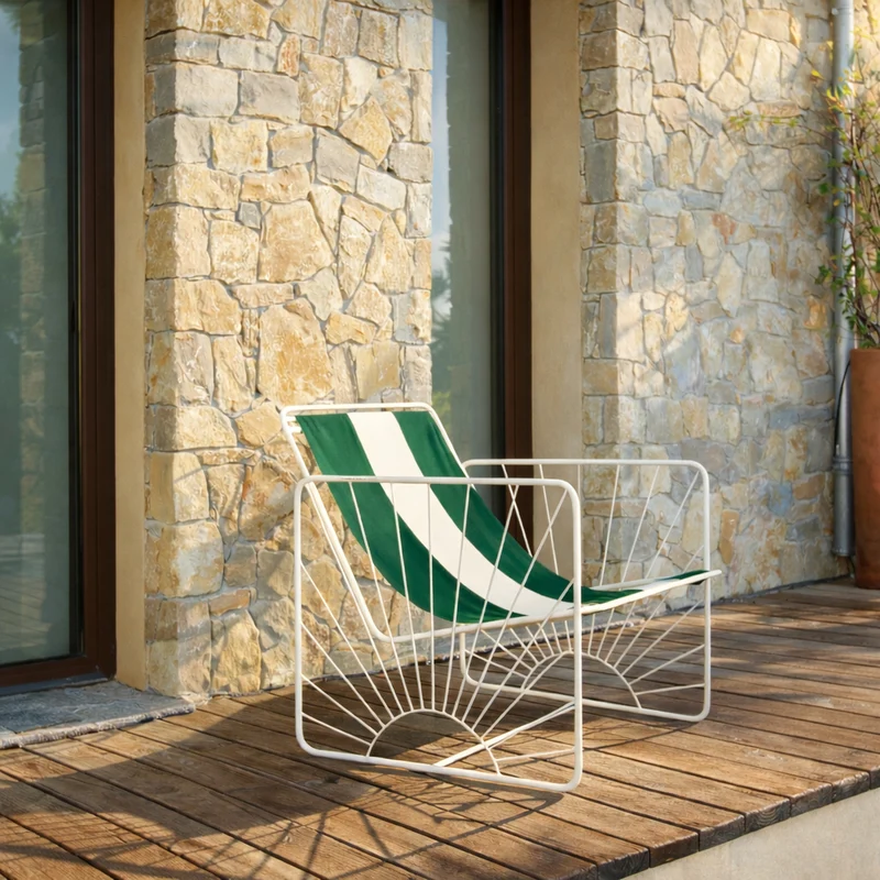 Fauteuil 3 rayures Eldorado